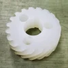 crown wheel and pinion PP plastic helical gear wheel with ratio 8 for power transmission machine