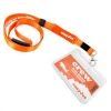 Custom Airbus Polyester Sublimation Printing Safety Lanyards Id Badge Holder Lanyard With Buckle