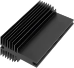 Custom Aluminum Profile High Precision Black Anodizing Aluminum Heat Sink Profile