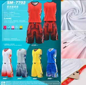 Custom blank printing new 2021 basketball youth basketball uniforms basketball club uniforms