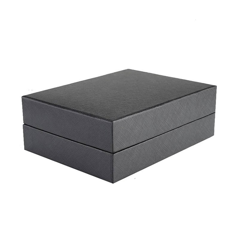 Custom  Cardboard Paper Black Recycled Top And Bottom Gift Box