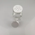 Custom design glass spice jar