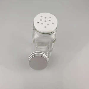 Custom design glass spice jar