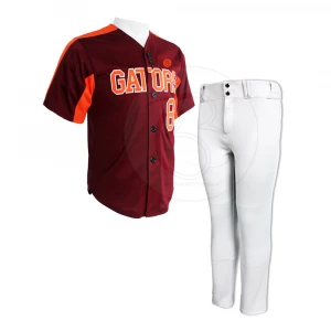 Custom Design Youth Baseball Uniform Team Wear Baseball Uniform