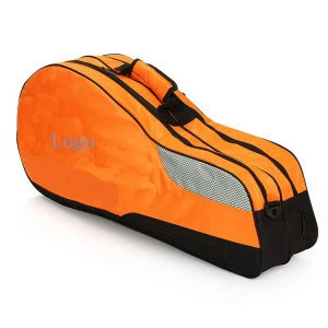 Custom Logo Badminton Racket Bag, Waterproof Double Layer Bag, Sport Tote Bag