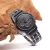 Import Custom Logo Luxury Stopwatch Chronograph Black Wood Watch Noble Man Wristwatch from China