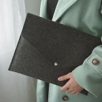 Custom logo non woven Bag File Folder A4 Document Bag Office Stationery Filing Products  35*24.5cm