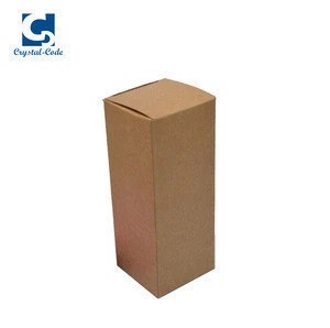 Custom logo printed paper cardboard packing box for bottle