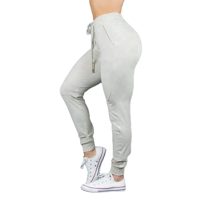 custom logo printing women cotton bottoms pants bodybuilding sweat pants running jogger wholesale