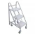 Import Custom made 2.3.4 steps library metal ladder with wheels from China