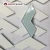 Custom made fresh white bathroom glass subway mosaic tile bathroom glass wall tile design