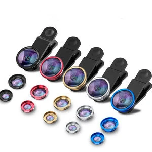 Custom optical fisheye lens wipes for smartphone