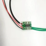 Custom pam8403 amplifier board soldering wire cable assembly wtih 3.5mm audio cord + alligator clips + battery snap