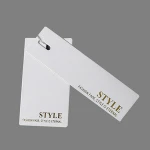custom paper hang tag string tag label private logo design tags