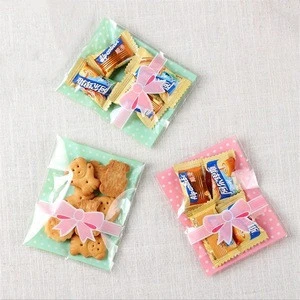 Custom Printed Recyclable Opp Wedding Candy Bag, Self Adhesive Clear Plastic Bread Bags