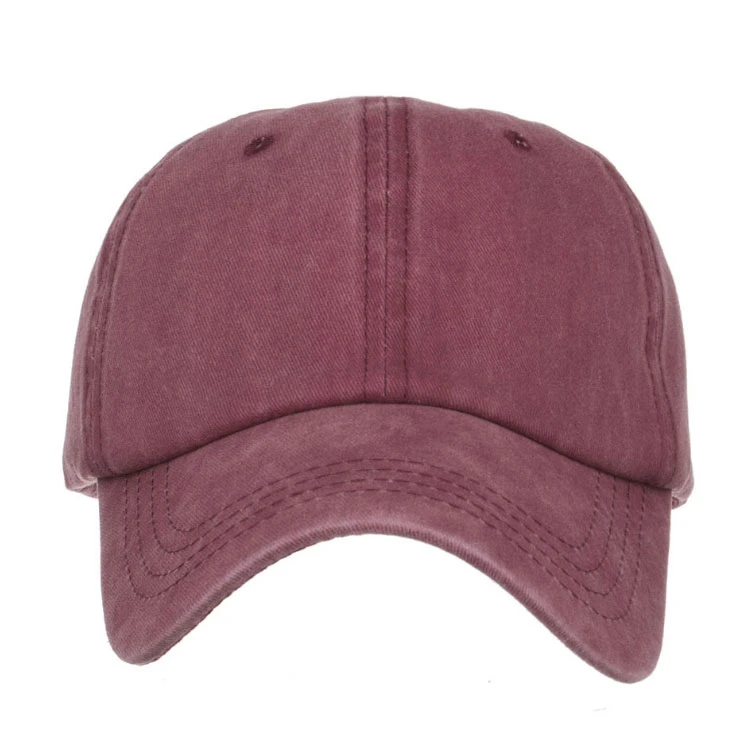 Custom Solid Color Cotton Baseball Hat Autumn And Winter Warm High Quality Sports Cap Wholesale Hollow Ponytail Baseball Cap