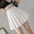 Import Custom Women Skirts Mini KnittedCotton None Stretchy Pleated A-line skirt from China