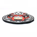 Customised pvc table tea cup mat heat resistant rubber pvc coaster