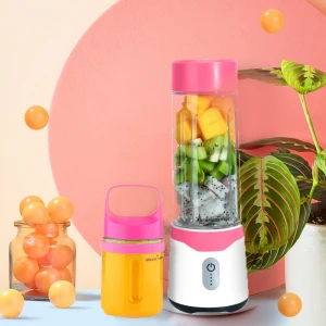 Customization Blender USB Hand Bottle Fruit Mixer 500ml+300ml Twin Cup Juicer