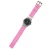 Import Customize 20mm and  22mm Pink color canvas watch strap band with steel buckles from China