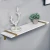 Import Customize 3 layers White metal wood kitchen decorative frame type storage wrought iron dish rack from China