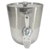 Customize party metal stainless steel Champagne wine Bucket  Metal silver colour   Decoration ice bucket