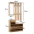 Import Customized Modern Wooden Coat Stand Shoe Storage Cabinet With Mirror from China