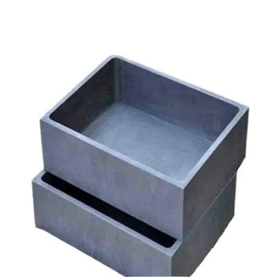 Customized Size High Purity Isostatic Graphite Crucible for Brass Smelting