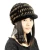 Import CX-C-12B Custom Made Unisex Handknitted Winter Hat Real Mink Fur Cap from China