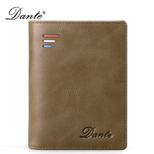 Dante Genuine Leather Travel Durable Young Men Wallet