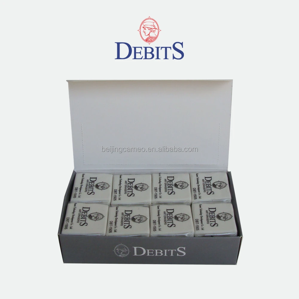 DEBITS hot sale kneadable art erasers, white erasers