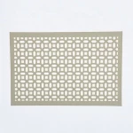 Decorative Accessories Hot Stamping Hollow Pad Anti-slip Coffee Table Pvc Placemat