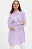 Defacto New Season Apparel Women Casual Tunic Long Sleeve- Lilac