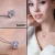 Import Delicate Love Cube Zircon Square Silver Pendant Jewelry from China