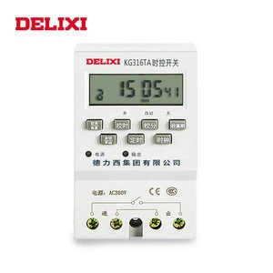 DELIXI Electric OEM din rail installation digital time switch