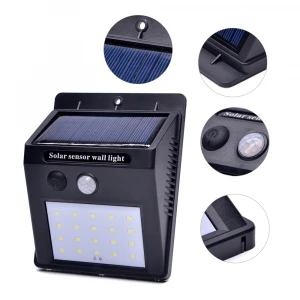 Designed Waterproof led Solar Light Wall outdoor with Sensor LED Wall Lamp For Outdoor Garden solar wall light outdoor