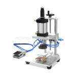 Desktop Small Pneumatic Capping Machine Olive Oil Soy Sauce Cork Snap Cap Sealer PP PET Plastic Stopper Pressing Lid Shampoo