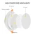 Import Dimmable Three Color Temperatures Recessed Mounted 5w 9w 12w 18w 24w Round Led Downlight from China