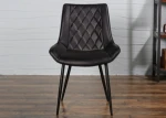 Dining chair metal leg Pu seat modern antique hotel chair WN-D906