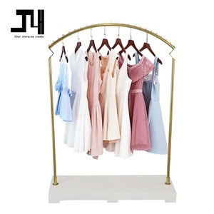 Display Stand for Hanging Clothes Custom Clothes Hanging Display Stand for Shop / Clothing Store Showcase