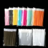 Disposable lip gloss Wand Eyelash Brush Vendor Eyelash Extension Pink Brush Salon Lash Cleanser Brush 50pcs Wholesale