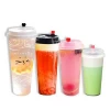 Disposable Plastic Cups for Drinks and Coffee PP Injection Bubble Tea Cup 700ml