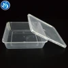 Disposable Round PP Plastic Food Packaging Delivery Box With Clear Lid
