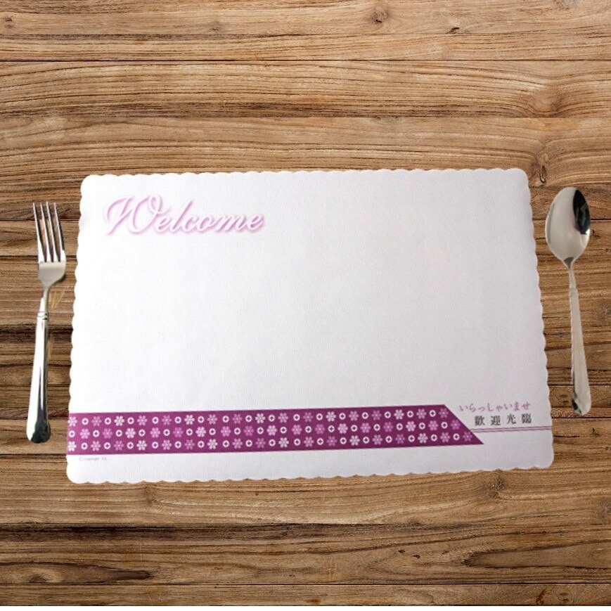 disposable tableware placemat