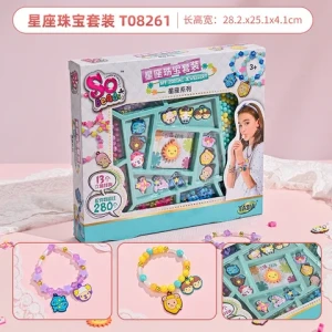Diy Bracelet Making Set for Girls Bracelet Kits for Kids Jewelry Making Supplies Kit Constellation jewelry Bracelets Set
