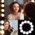 DIY Hollywood LED Dimmable Mirror Makeup Light Bulbs with Hidden Rotating Fixture Strip for Bathroom Vanity Lighting