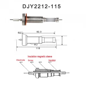 DJY2212-115 Wholesale Press-fit Boiler Water Level electrode lower price