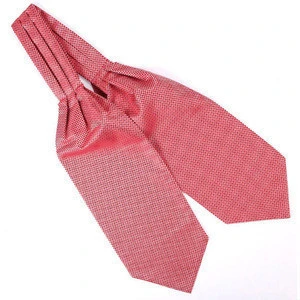 dots in base of colourful design wholesale mens micpolyester ascot and cravat