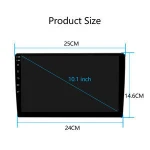 Double Din Multimedia Bluetooth USB FM GAME Car Stereo 10 Inch Android car radio