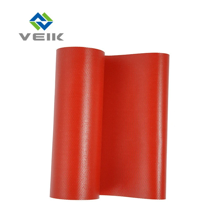 Double Sided Fire Proof Silicone Rubber Coated Fiberglass Fabric Cloth